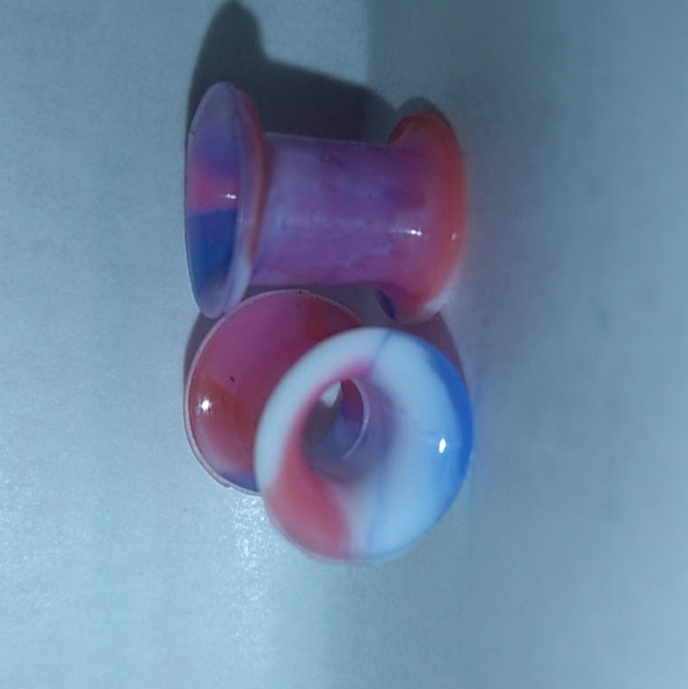 4 pairs ear tunnels 6mm